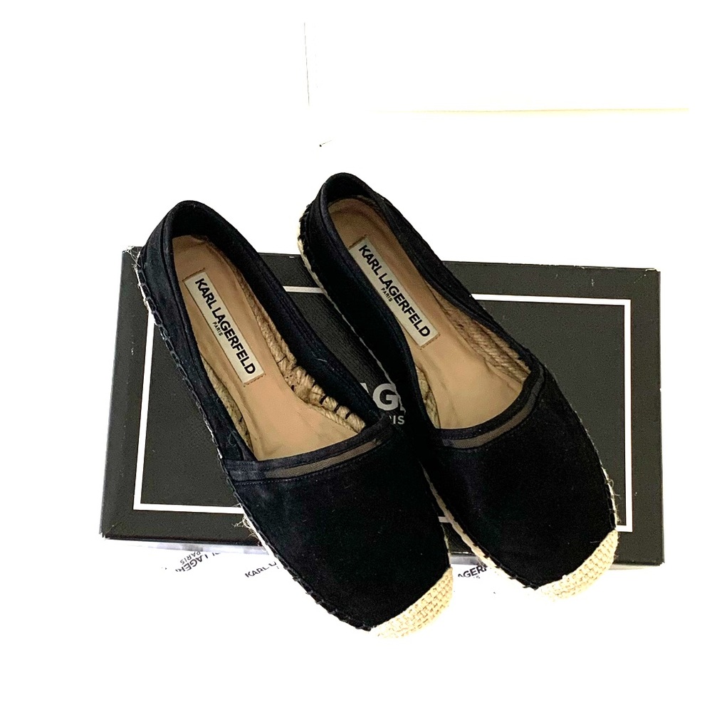 Black espadrilles